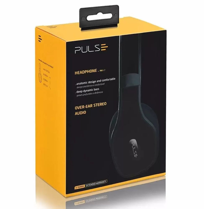 Fone de Ouvido Pulse PH150 Preto com Bluetooth