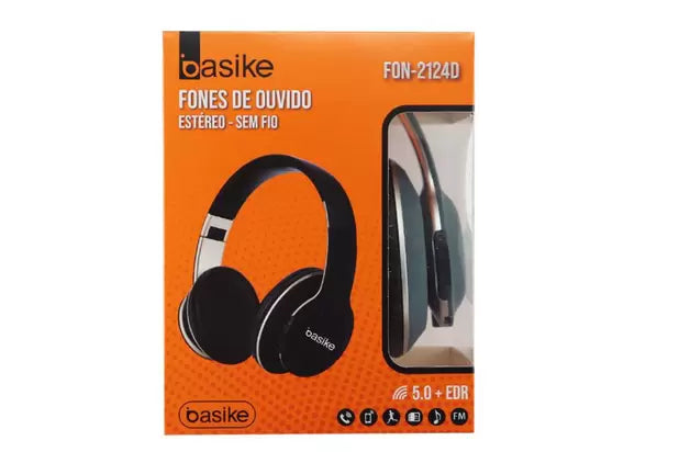 Fone de Ouvido FON-2124-BASIKE Estéreo sem Fio
